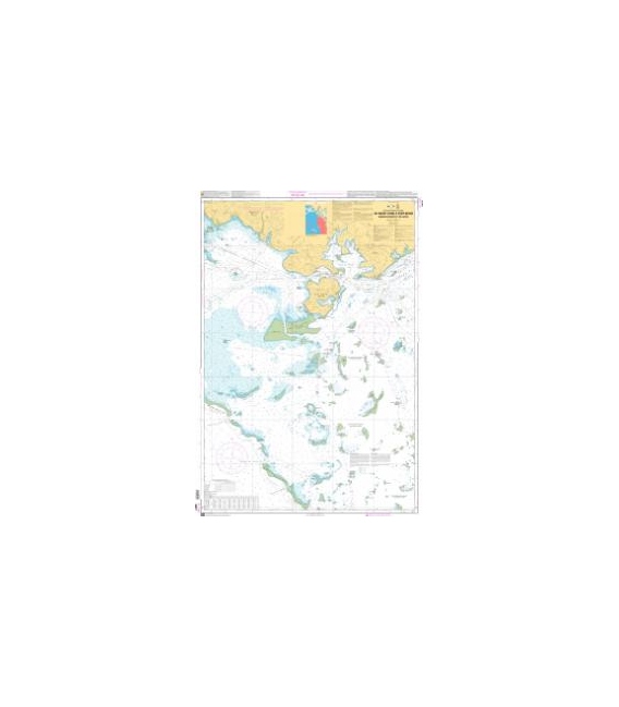 OceanGrafix French (SHOM) Nautical Chart 6827 Du Mont Dore à Port-Boisé - Passes de Mato et de Uatio
