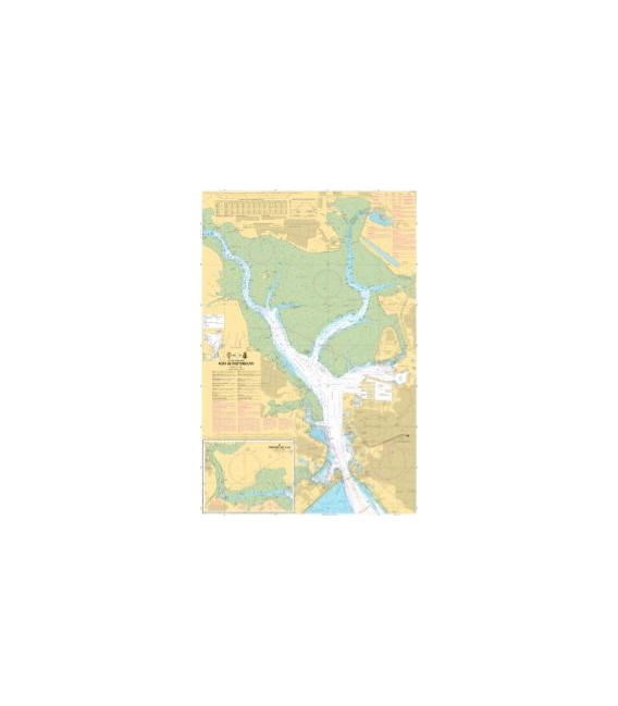 OceanGrafix French (SHOM) Nautical Chart 6833 Port de Portsmouth