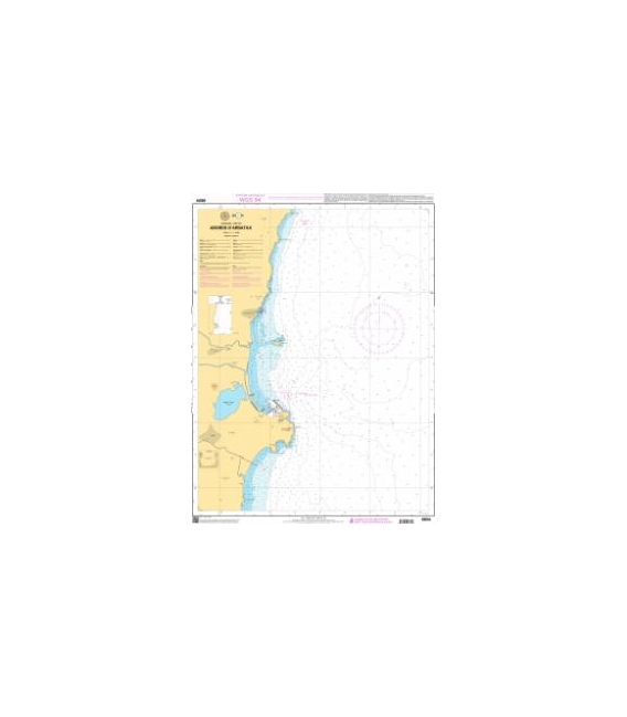 OceanGrafix French (SHOM) Nautical Chart 6834 Abords dArbatax