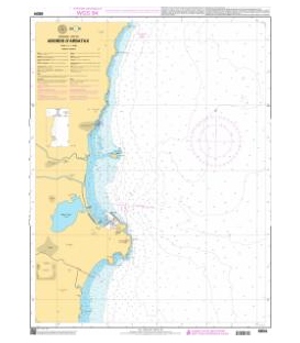 OceanGrafix French (SHOM) Nautical Chart 6834 Abords dArbatax