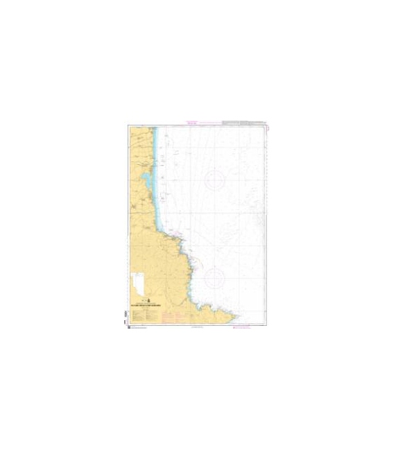 OceanGrafix French (SHOM) Nautical Chart 6843 Du Cabo Creus à Port-Barcarès