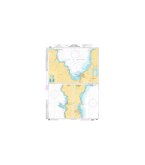 OceanGrafix French (SHOM) Nautical Chart 6850 Saint-Florent, Centuri et Macinaggio