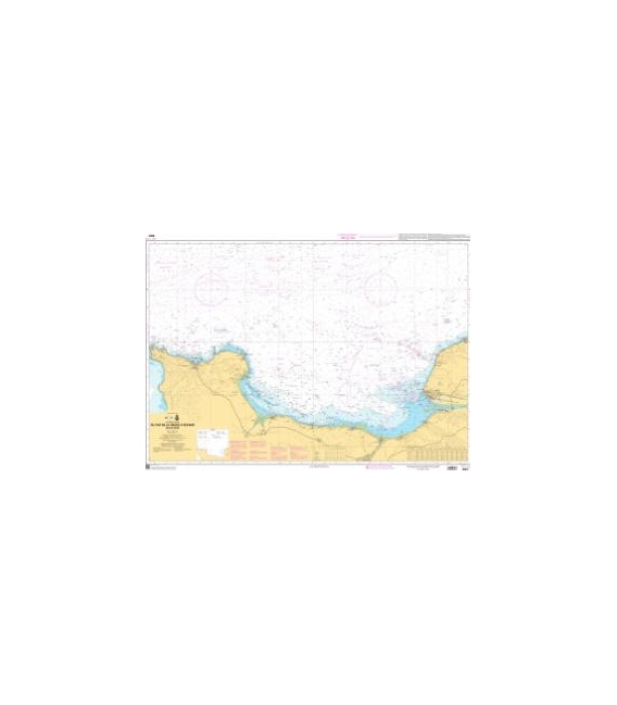 OceanGrafix French (SHOM) Nautical Chart 6857 Du Cap de la Hague à Fécamp - Baie de Seine