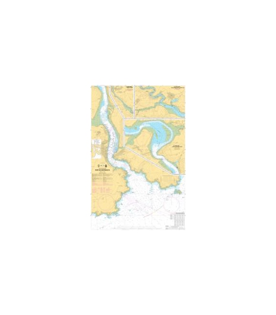 OceanGrafix French (SHOM) Nautical Chart 6865 Port de Dartmouth