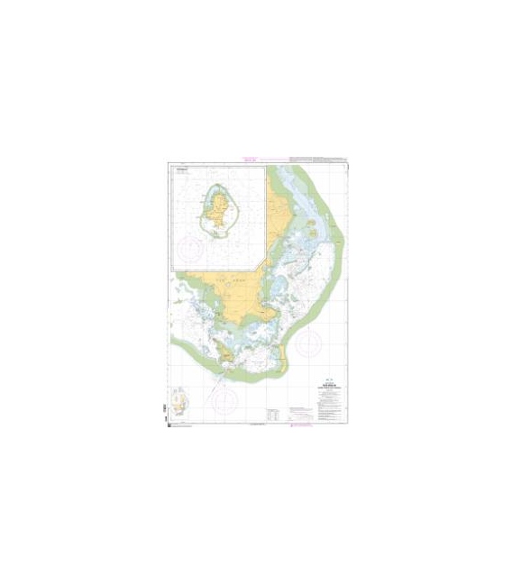 OceanGrafix French (SHOM) Nautical Chart 6876 Iles Wallis - Accès à Mata Utu et Halalo