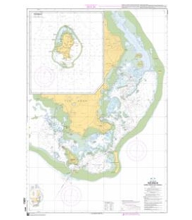 OceanGrafix French (SHOM) Nautical Chart 6876 Iles Wallis - Accès à Mata Utu et Halalo