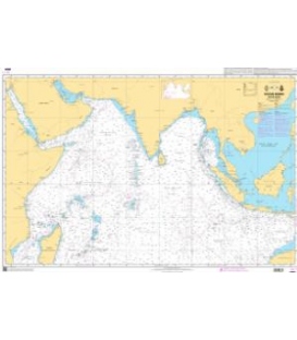 OceanGrafix French (SHOM) Nautical Chart 6884 Océan Indien - Partie Nord