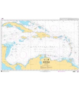 OceanGrafix French (SHOM) Nautical Chart 6898 Mer des Antilles (Mer des Caraïbes)