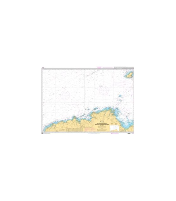 OceanGrafix French (SHOM) Nautical Chart 6930 Des Roches de Portsall au Plateau des Roches Douvres