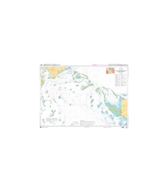 OceanGrafix French (SHOM) Nautical Chart 6933 De lÎle Ouen à lÎle des Pins - Passe de la Sarcelle