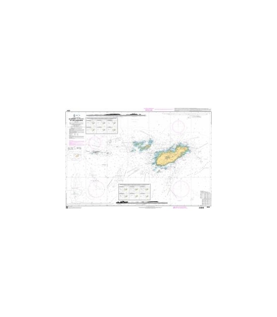 OceanGrafix French (SHOM) Nautical Chart 6934 Alderney (Aurigny) et Les Casquets