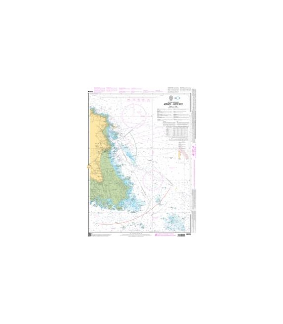 OceanGrafix French (SHOM) Nautical Chart 6939 Jersey - Côte Est