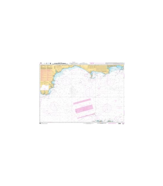 OceanGrafix French (SHOM) Nautical Chart 6940 Start Point à The Needle -Dispositif de Séparation Trafic au large des Casquets