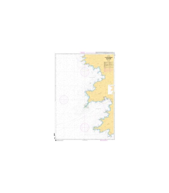OceanGrafix French (SHOM) Nautical Chart 6942 De Punta dOrchina au Cap Muro - Abords dAjaccio