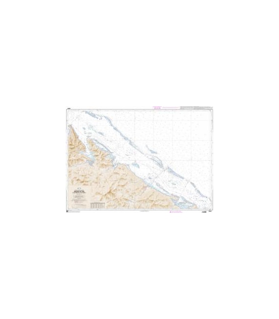 OceanGrafix French (SHOM) Nautical Chart 6949 Abords de Thio - Du Cap Bégat à lÎle Toupéti