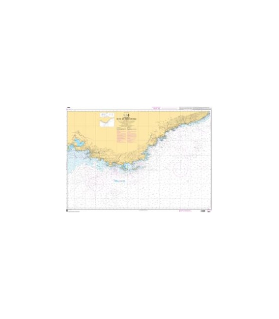 OceanGrafix French (SHOM) Nautical Chart 6951 De Fos-sur-Mer à Capo Mele