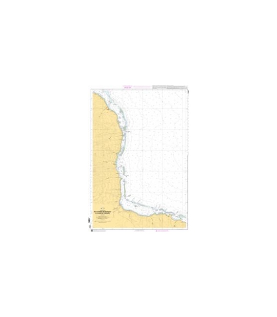 OceanGrafix French (SHOM) Nautical Chart6956 De la Passe de Mahaena à la Baie de Taravao