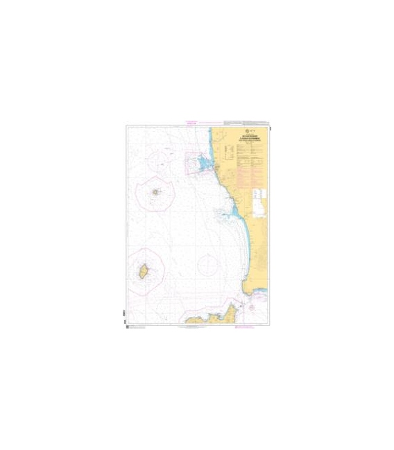 OceanGrafix French (SHOM) Nautical Chart 6963 De San Rossore au Canale de Piombino - Isole dElba, Capraia et Gorgona