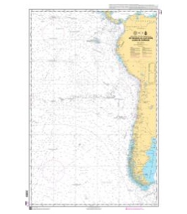 OceanGrafix French (SHOM) Nautical Chart 6964 De Panama au Cap Horn (Cabo de Hornos)