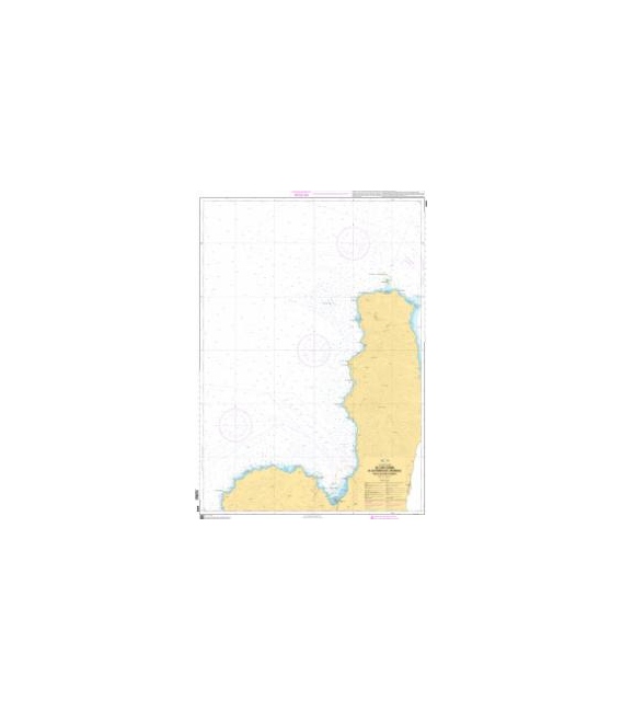 OceanGrafix French (SHOM) Nautical Chart 6969 Du Cap Corse à la Punta di lAcciolu - Golfe de Saint-Florent