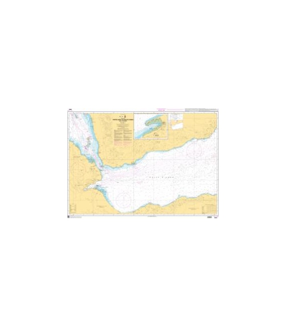 OceanGrafix French (SHOM) Nautical Chart 6987 Partie Ouest du Golfe dAden - Bab el Mandeb