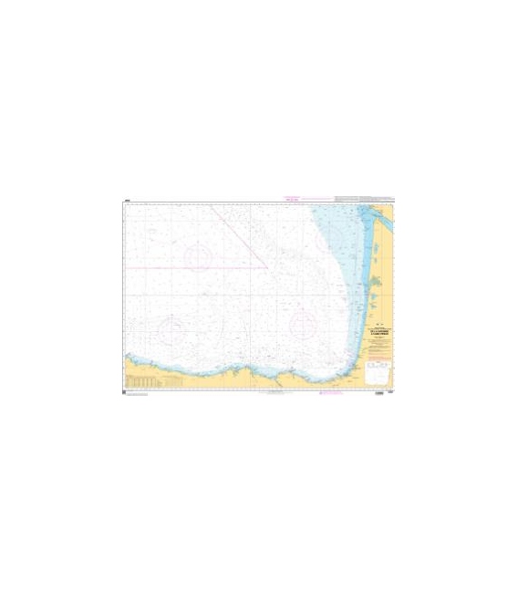 OceanGrafix French (SHOM) Nautical Chart 6991 De la Gironde à Cabo Peñas