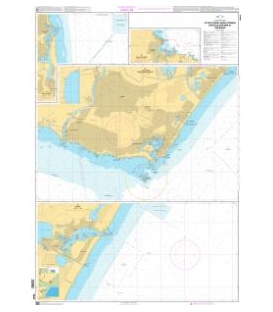 OceanGrafix French (SHOM) Nautical Chart 7003 Le Cap dAgde, Saint-Cyprien, Banyuls-sur-Mer et Gruissan