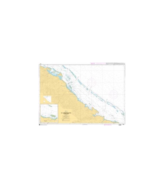 OceanGrafix French (SHOM) Nautical Chart 7011 De la Presquîle Neuméni à Port-Ounia