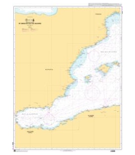 OceanGrafix French (SHOM) Nautical Chart 7015 De Gibraltar aux Iles Baléares