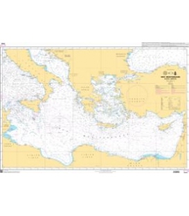 OceanGrafix French (SHOM) Nautical Chart 7016 Mer Méditerranée - Bassin Oriental