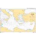 OceanGrafix French (SHOM) Nautical Chart 7016 Mer Méditerranée - Bassin Oriental