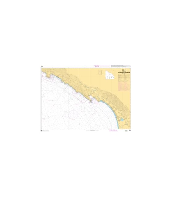 OceanGrafix French (SHOM) Nautical Chart 7018 De Portofino à San Rossore
