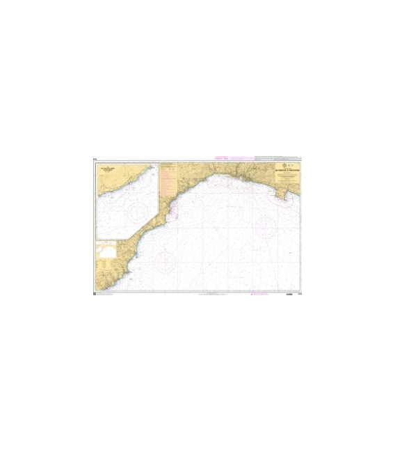 OceanGrafix French (SHOM) Nautical Chart 7019 De Imperia à Portofino
