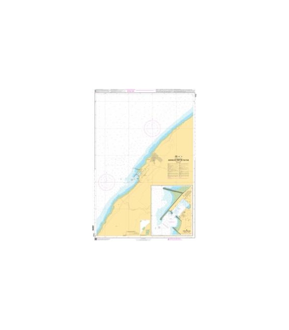 OceanGrafix French (SHOM) Nautical Chart 7712 Abords du port de Tan-Tan