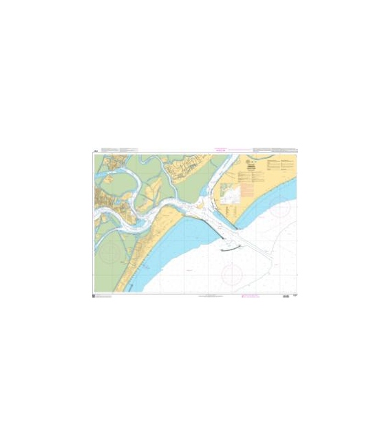 OceanGrafix French (SHOM) Nautical Chart 7227 Venezia - Porto di Lido