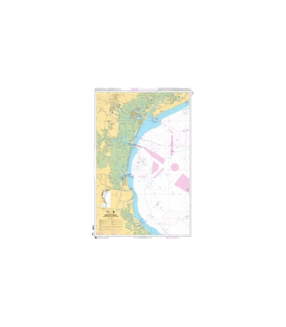 OceanGrafix French (SHOM) Nautical Chart 7228 Abords de Venezia - De Porto Levante à Porto di Lido