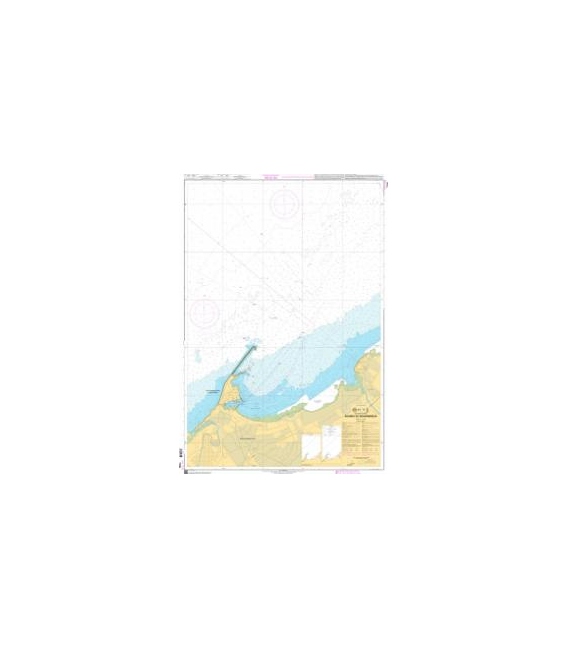 OceanGrafix French (SHOM) Nautical Chart 7705 Abords de Mohammedia