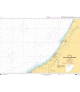 OceanGrafix French (SHOM) Nautical Chart 7702 De Sidi Al Hachmi à Mohammedia