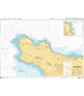 OceanGrafix French (SHOM) Nautical Chart 7232 Du Nez de Jobourg à la Pointe de Nacqueville