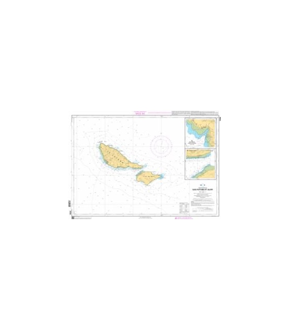OceanGrafix French (SHOM) Nautical Chart 7234 Îles Futuna et Alofi