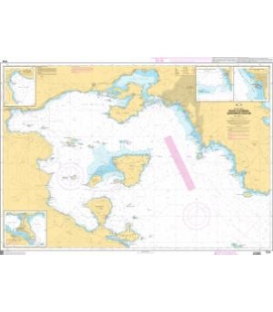 OceanGrafix French (SHOM) Nautical Chart 7254 Golfe dAthènes (Saronikós Kólpos)