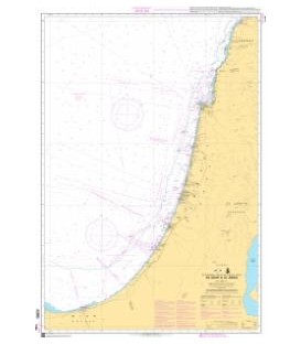 OceanGrafix French (SHOM) Nautical Chart 7256 De Soûr à Al Arīsh