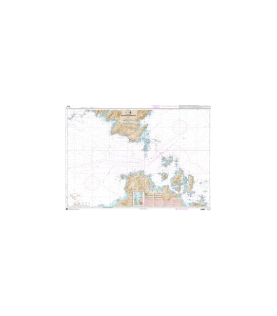 OceanGrafix French (SHOM) Nautical Chart 7024 Bouches de Bonifacio