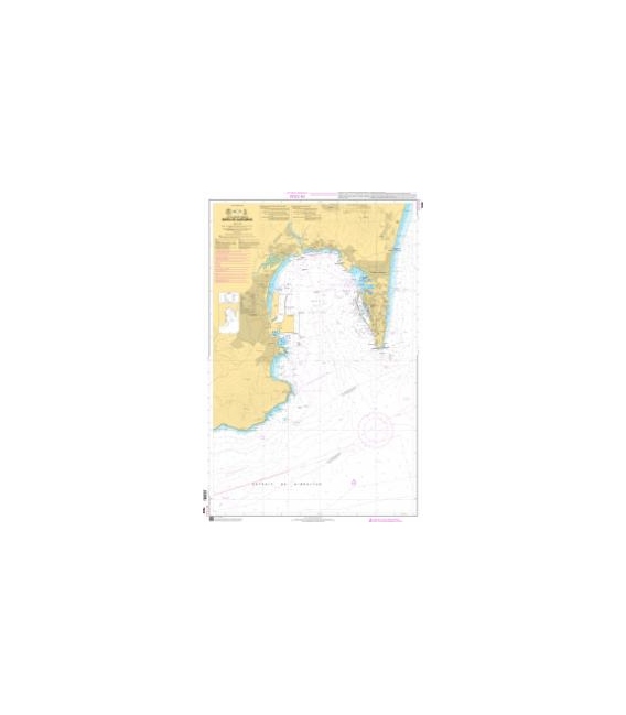 OceanGrafix French (SHOM) Nautical Chart 7026 Bahía de Algeciras