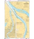 OceanGrafix French (SHOM) Nautical Chart 7030 Cours de la Garonne - Du Bec dAmbès à Bordeaux