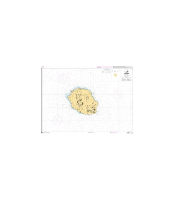 OceanGrafix French (SHOM) Nautical Chart 7035 La Réunion