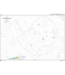 OceanGrafix French (SHOM) Nautical Chart 7283 Des îles Fidji (Fiji) aux îles Tonga - Iles Wallis et Futuna