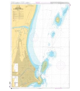 OceanGrafix French (SHOM) Nautical Chart 7683 Port et Passes de Toamasina (Tamatave)
