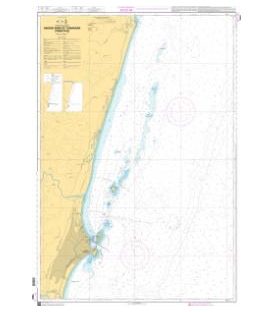 OceanGrafix French (SHOM) Nautical Chart 7682 Abords Nord de Toamasina (Tamatave)