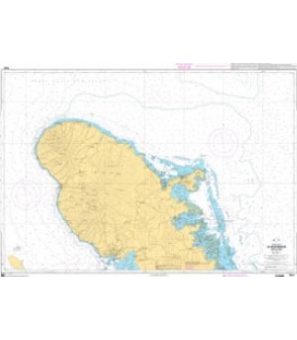 OceanGrafix French (SHOM) Nautical Chart 7041 La Martinique - Partie Nord